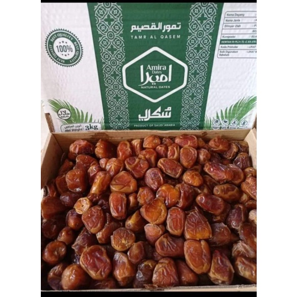 

Kurma sukari Premium Amira 3kg bisa BAYAR DI TEMPAT