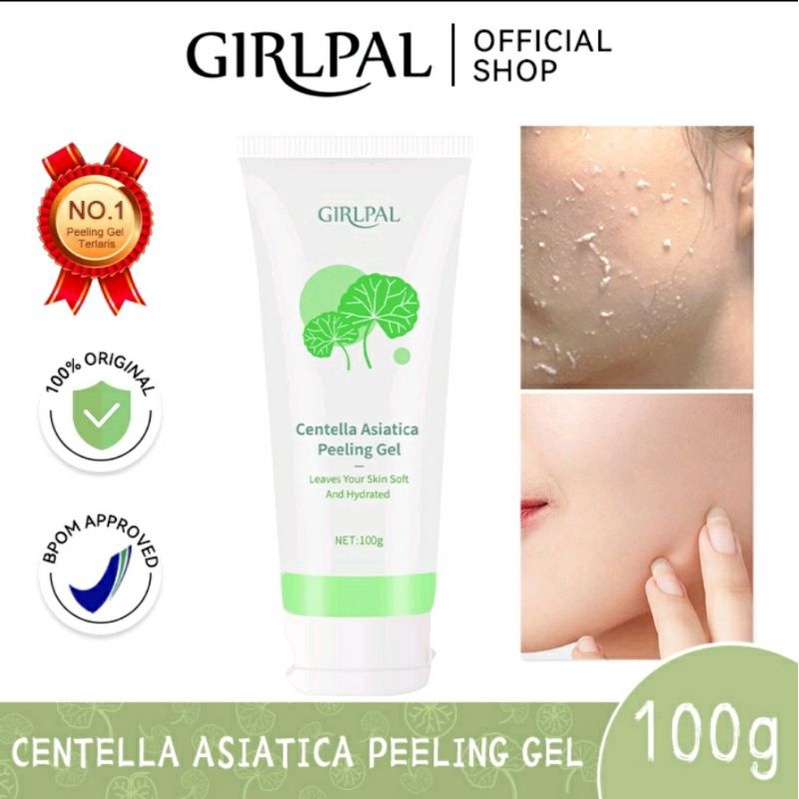 GIRLPAL CENTELLA ASIATICA PEELING GEL | FACIAL EXFOLIATING | MENCERAHKAN WAJAH