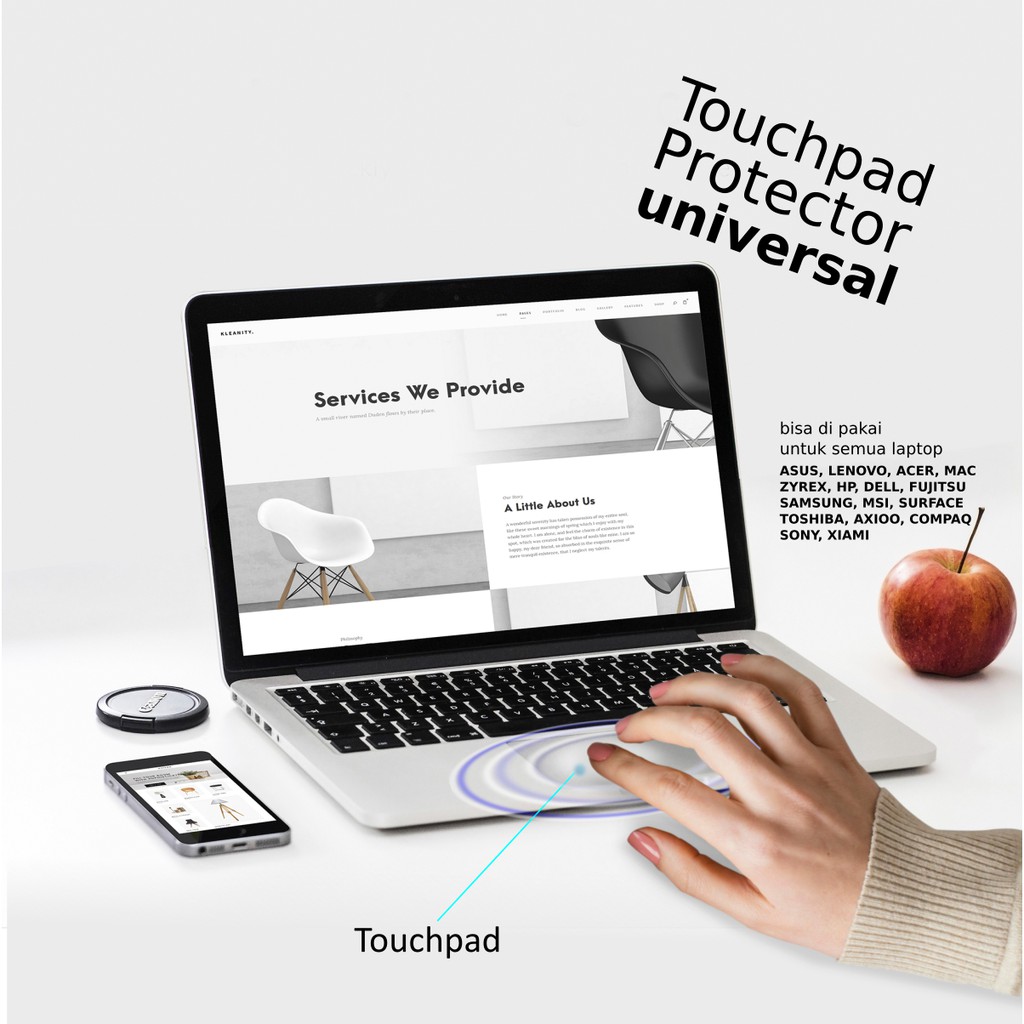 Touchpad protector laptop universal bisa untuk semua jenis laptop