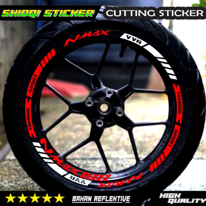 Stiker motor Nmaz 155 Stiker Velg Motor nmax List motor nmax 155.