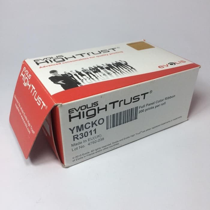 Jual TINTA ID CARD PRINTER EVOLIS PEBBLE 4 YMCKO (R3011) | Shopee Indonesia