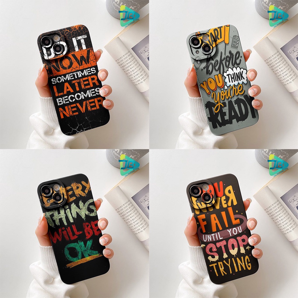 SOFTCASE PROCAMERA CUSTOM WORDS OPPO VIVO SAMSUNG REALME XIAOMI IPHONE INFINIX FOR ALL TYPE JB5772