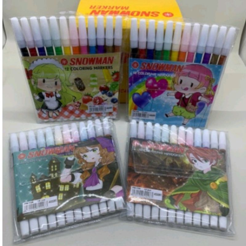 

SPIDOL SNOWMAN 12 WARNA