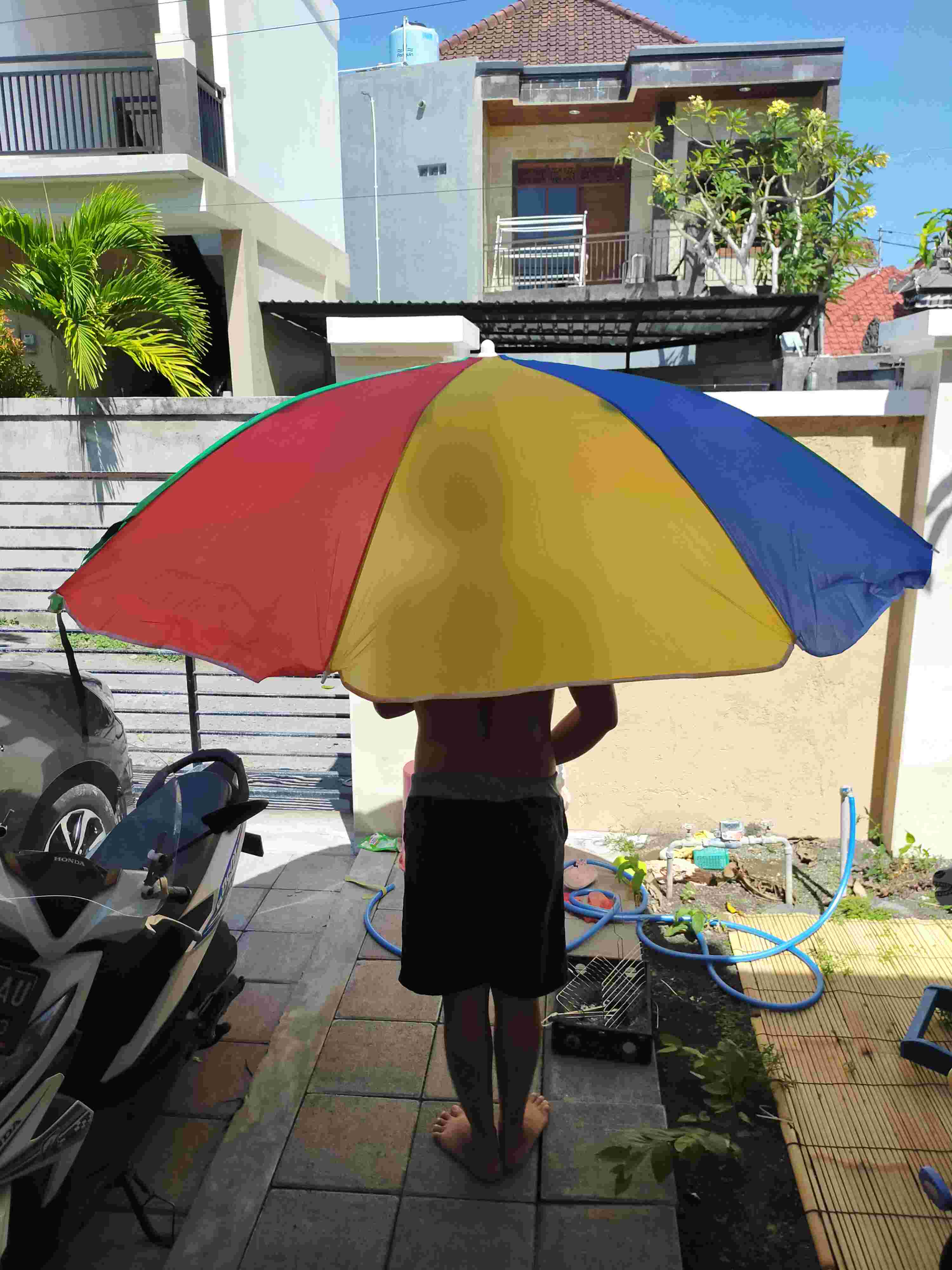 Payung Tenda Saito Pelangi Untuk Pedagang / Pantai 200cm