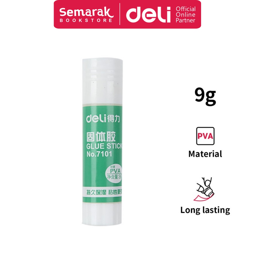 

Deli 7101 Glue Stick Lem Stik Tanpa Racun 9 Gram [1 Pc]