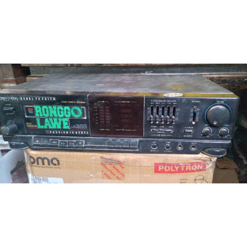 Jual RADIO POLYTRON FM JADUL MODEL TAPE DACK AMPLIFIER ORIGINAL