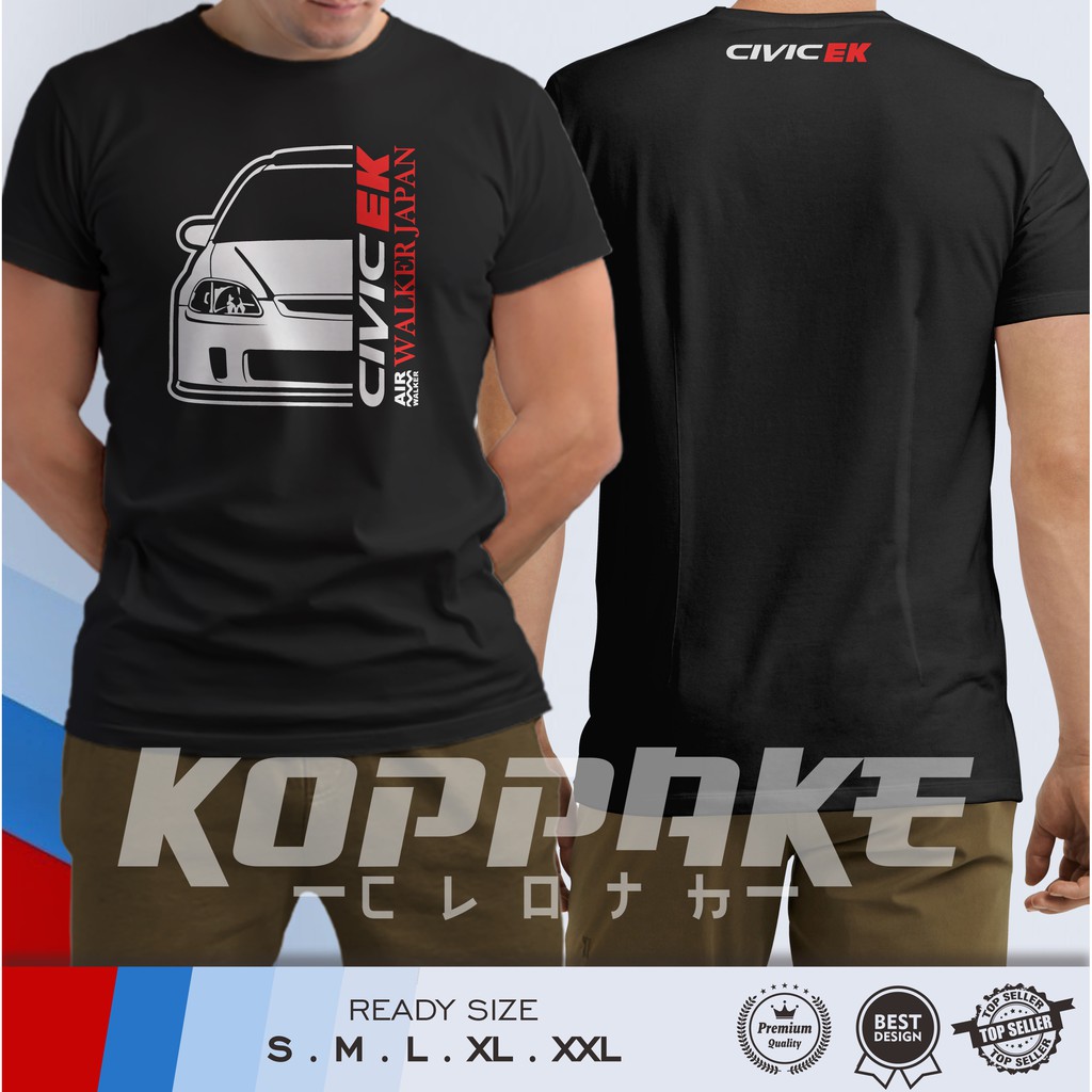 Kaos Mobil Honda Civic Ferio EK EK4 EK4D AIR Walker Japan Baju Otomotif