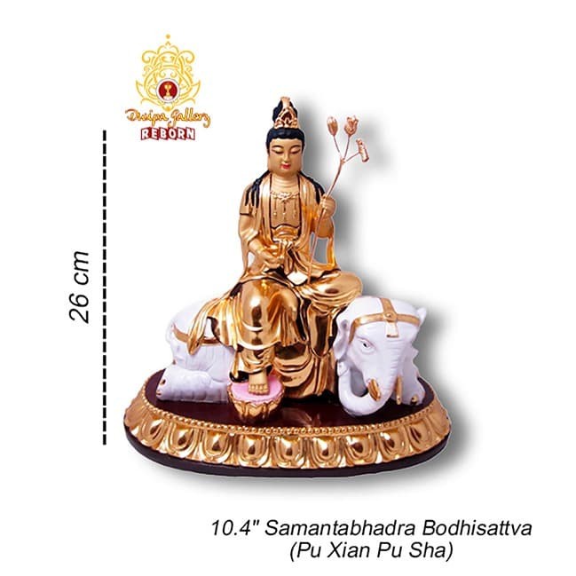 Rupang Patung Samantabhadra Bodhisattva (Pu Xian Pu Sha) 10.4&quot;