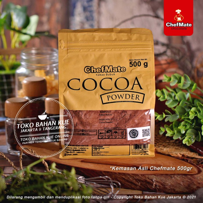 

Siap Kirim Chefmate Cokelat Bubuk Premium 500Gr Red Cocoa Powder Purecocoa Coklat