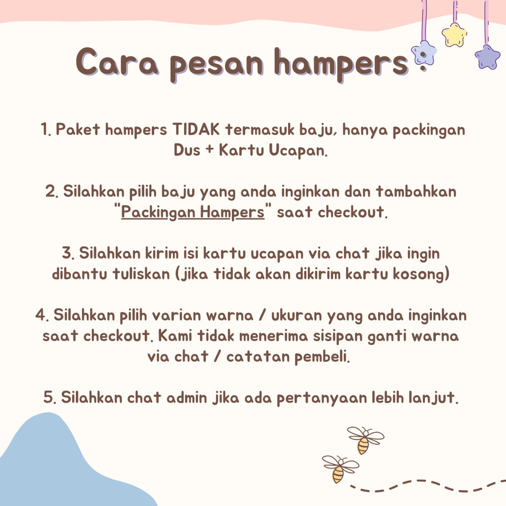 PACKIGAN HAMPERS FREE KARTU UCAPAN / HAMPERS BAYI / KADO BAYI