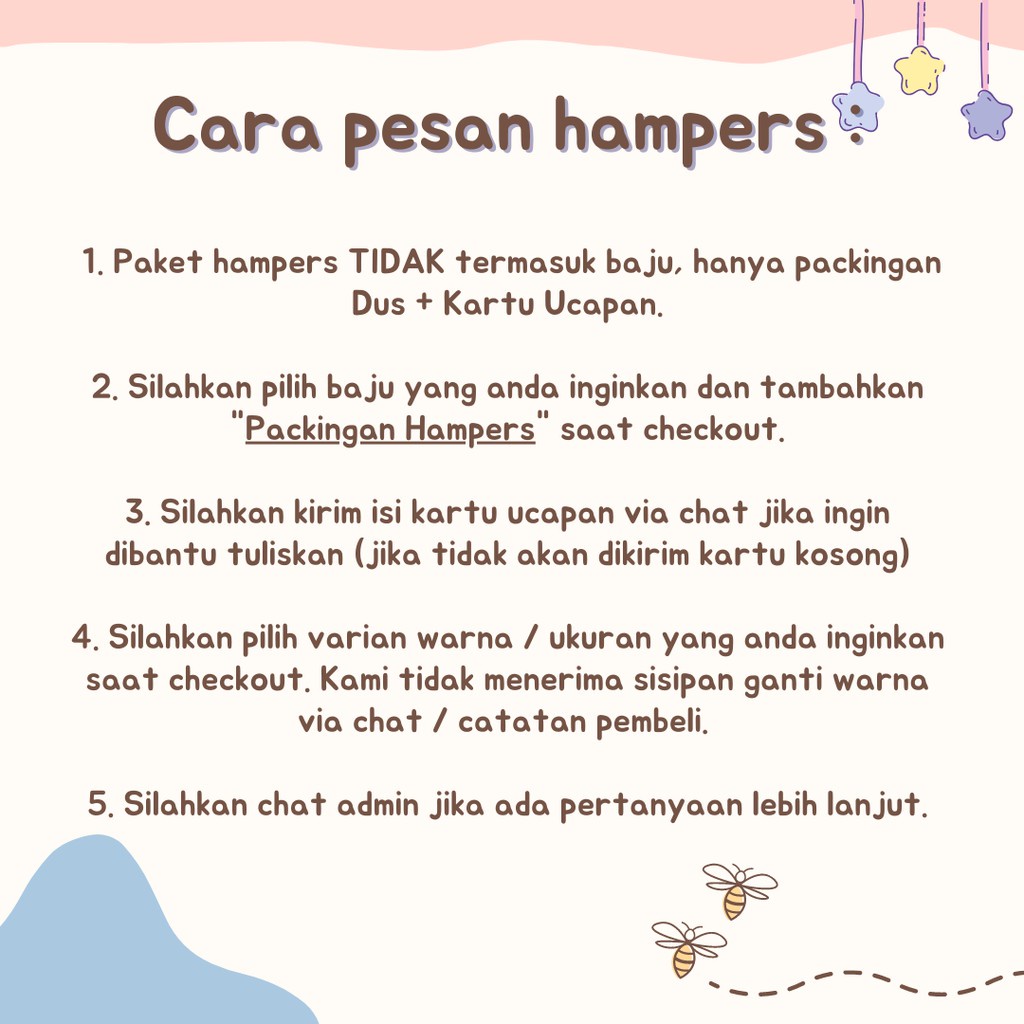 PACKIGAN HAMPERS FREE KARTU UCAPAN / HAMPERS BAYI / KADO BAYI