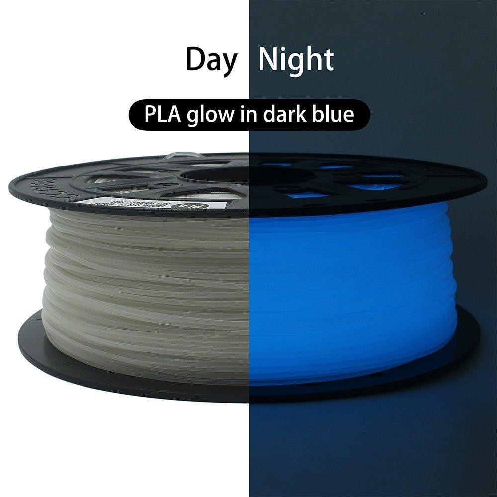 GROSIR Tinta 3D Pen Printer Filament PLA 1.75mm - Glow In The Dark warna Biru