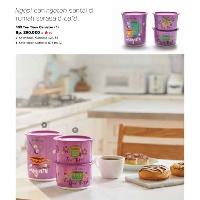 tupperware tea coffee sugar