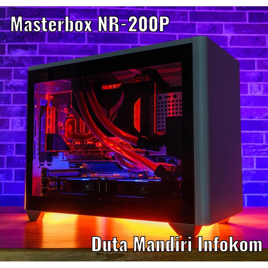Cooler Master Masterbox NR200P Black - Tempered Glass Mini-ITX Case