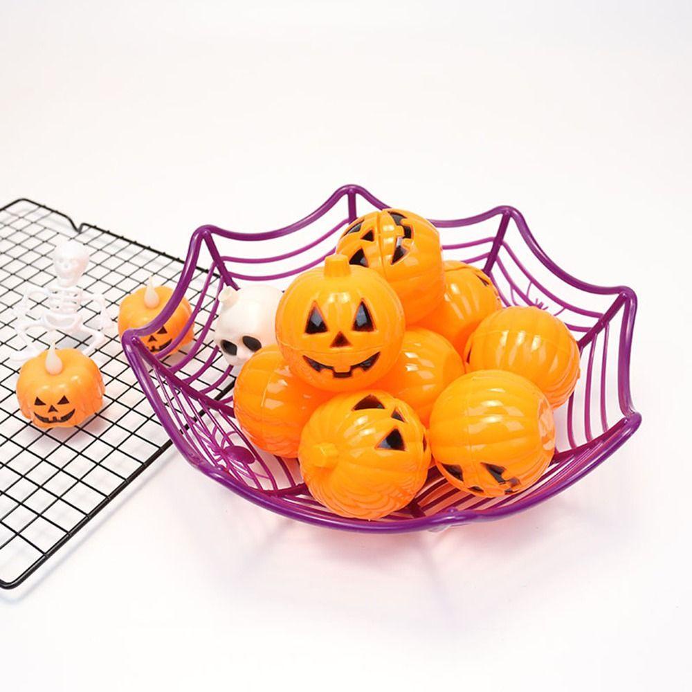 Preva Halloween Mangkok Buah Keluarga Plastik Susun Alat Peraga Gadget Dapur Biskuit Kemasan Keranjang Spider Candy Basket