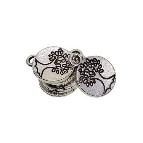 Anique Tree Charms - Charm Bentuk Pohon Antik (10pcs)