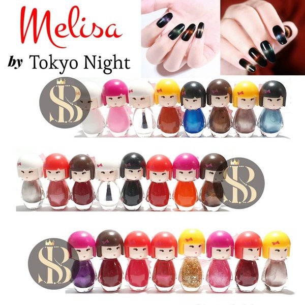 Kutek Melisa by Tokyo Night Nail Polish Princess 7ml | Cat Kuku | Kutek Warna