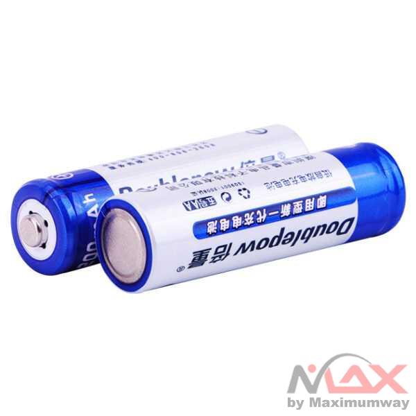 DOUBLEPOW Baterai Battery AA dapat 2pcs battre 2A Cas ulang recharge batre batrai A A 2A A2 1.2V 1,2V Volt 1,2 1.2 Batu Baterai AA Rechargeable NiMH 800mAh High performance AA 800 mah rechargeable NI-MH battery 1.2V AA battery for Toy thermometer mouse