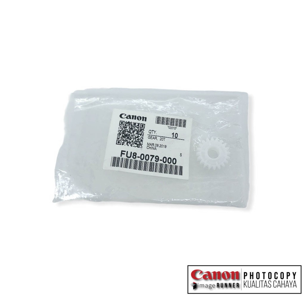 Gear 20T Mesin Fotokopi Canon IRA 6075/6275 FU8-0079-000 Original
