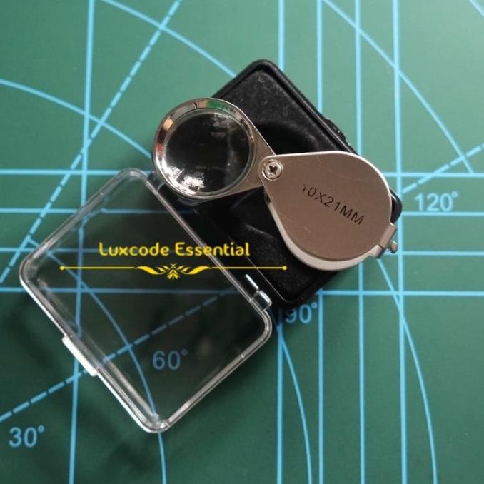 

Office & Stationery | Alat Tulis | Loupe Lup Kaca Pembesar Portable Perhiasan Jewelry Jam Akik Lensa 10X | Best Seller