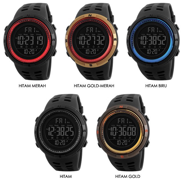 Jam Tangan SKMEI 1251 ORIGINAL Jam Tangan Pria SKMEI Digital LED