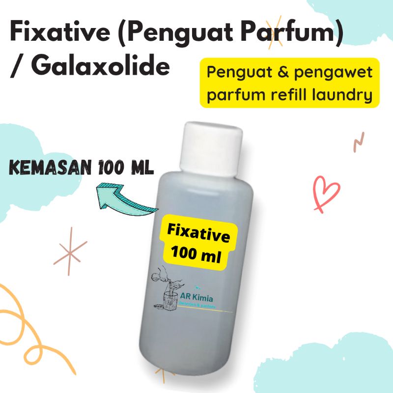 FIXATIVE GALAXOLIDE EX IFF 100ML - Penguat & Pengikat Aroma Parfum Laundry / Refill Tahan Lama (100%
