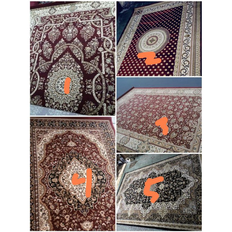 karpet permadani impor turki ukuran jumbo  300x400