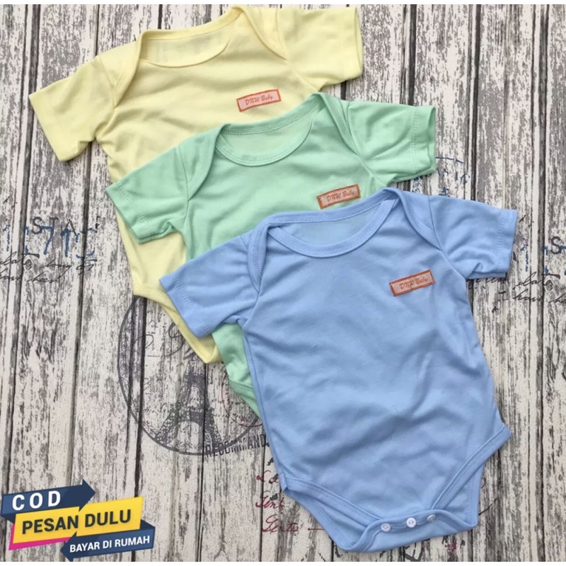 PROMO 7.7 Jumper Bayi Baju kodok Bayi Jumper Bayi Pendek Jumper Bayi Bodysuit DNW BABY