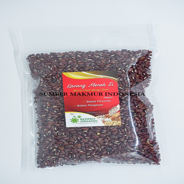 KACANG MERAH ES / KACANG MERAH KECIL MEDAN CAP REMPAH ORGANIC 500 GRAM - ECERAN