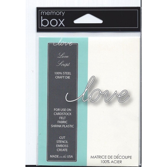 

Gilaa!!! Dies Scrapbook Love Script / Cetakan Pisau Pon Cinta Trendi