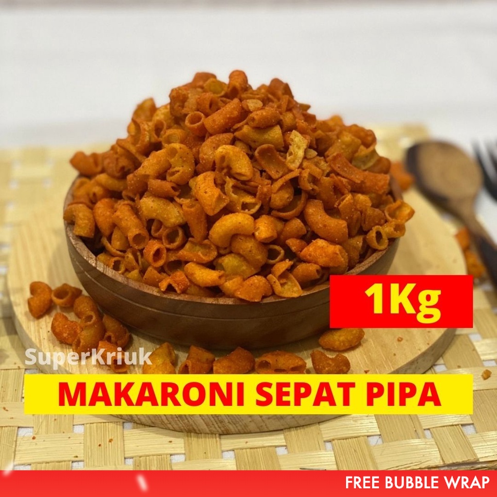 

Makaroni Sepat Makroni Pipa Balado kemasan 1Kg