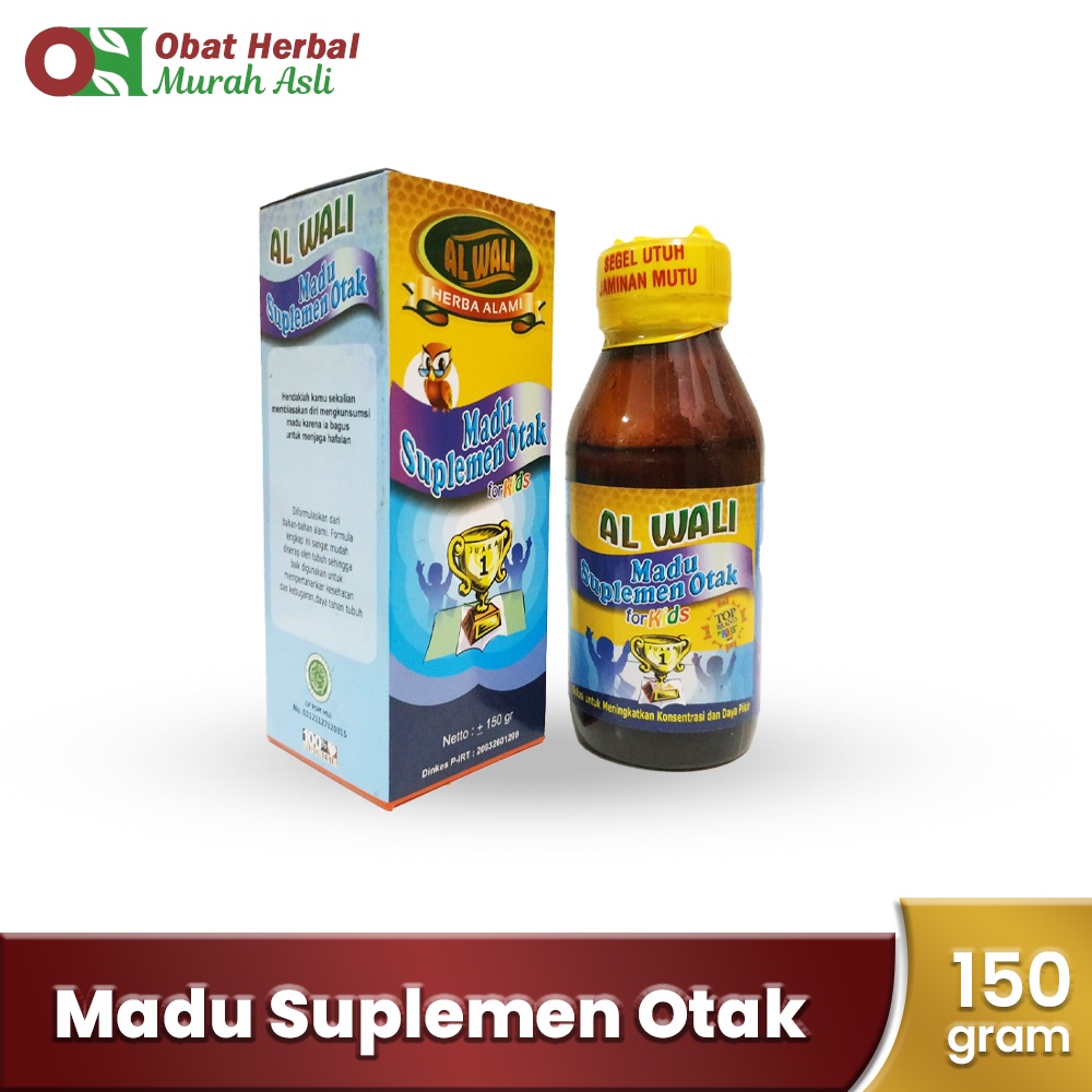 Obat Herbal Madu Anak Suplemen Otak Al Waliy Alwaliy Asli herbal