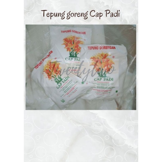 

Tepung goreng Cap Padi 200gr