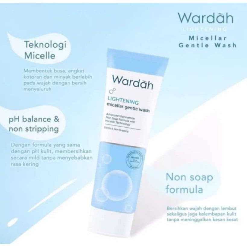 Wardah Lightening Micellar Gentle Wash 100 ml