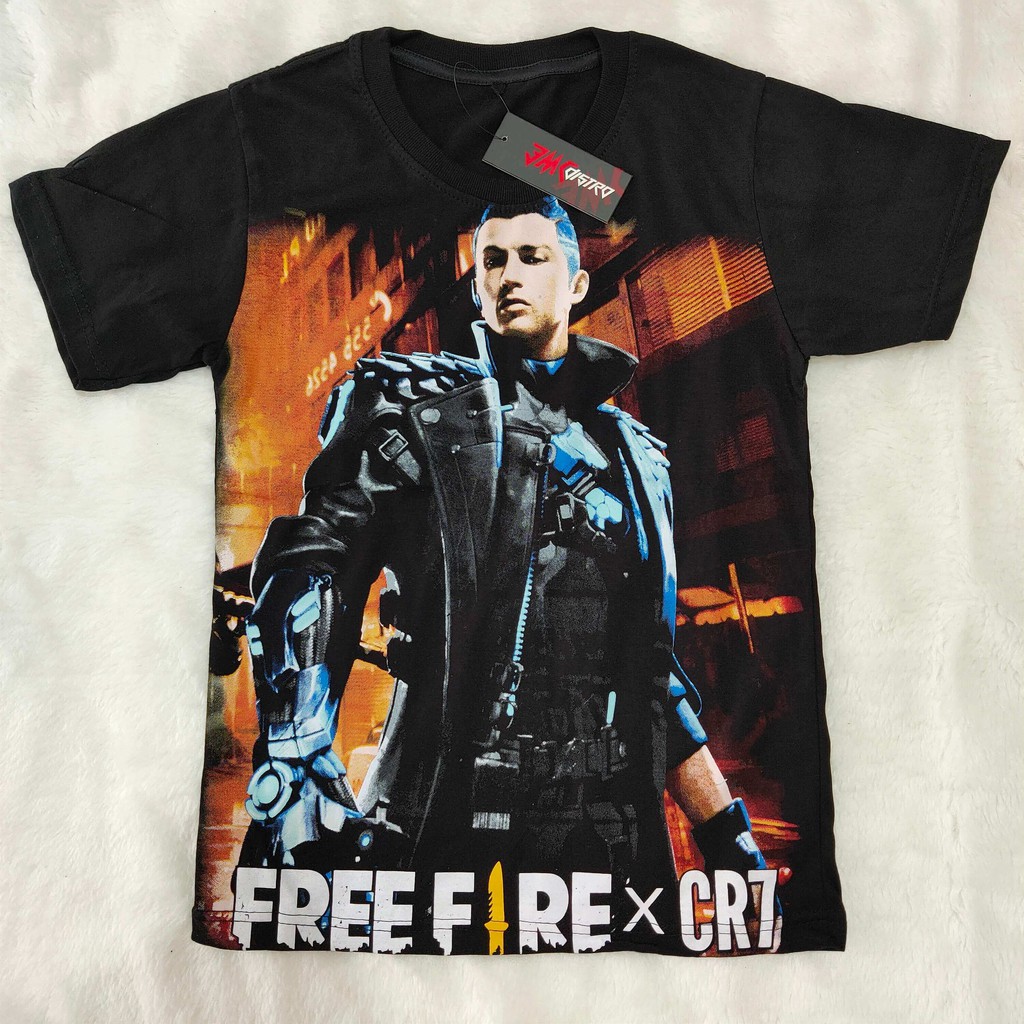 KAOS FREE FIRE FF X CR7 CRISTIANO RONALDO BAJU GAMING Shopee Indonesia