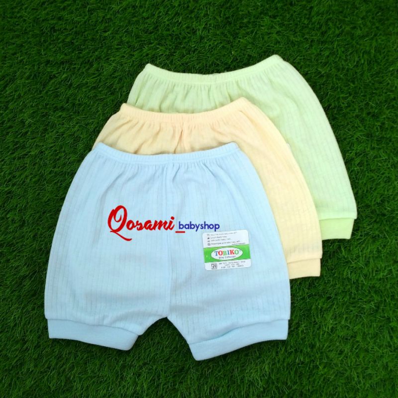 TOBIKO 3 pcs Celana Pendek Bayi All Size SNI