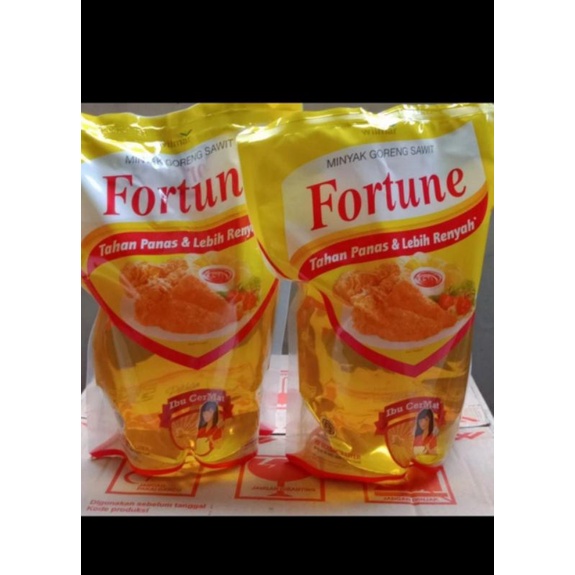 

minyak goreng Fortune 2 L, Harga 1 dus isi 6 pcs