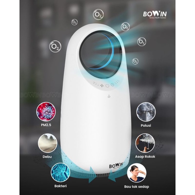 BOWIN Air Purifier - Oxy Fresh HALO (Filter HEPA 13 &amp; Karbon Aktif)