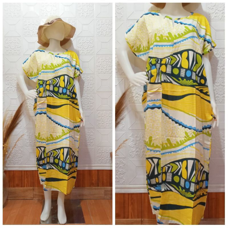 Daster Habel/HISBI Long BUSUI Panjang Semata Kaki Bahan Rayon Premium-Hisbi busui 34