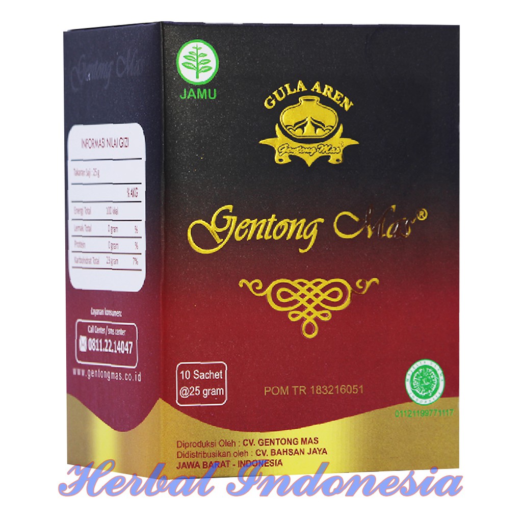 Gentong Mas Asli Original Minuman Herbal Gula Aren Untuk Diabetes Shopee Indonesia