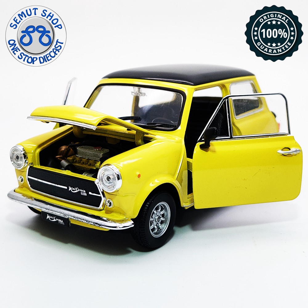 Welly Nex 1:24 Mini Cooper 1300 miniatur diecast Mobil klasik Mini Cooper 1300