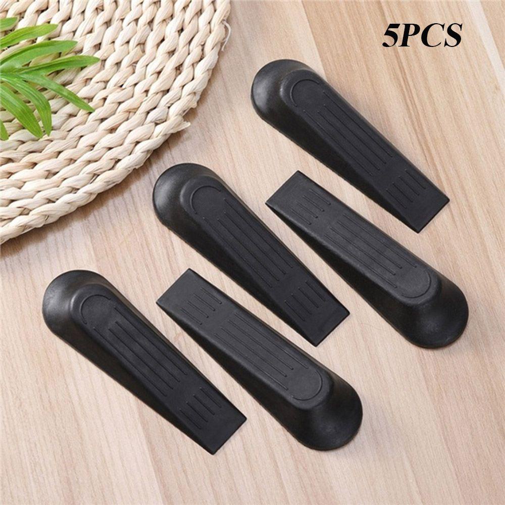 TOP 5pcs Door Stopper Brankas Plastik Rumah Hitam