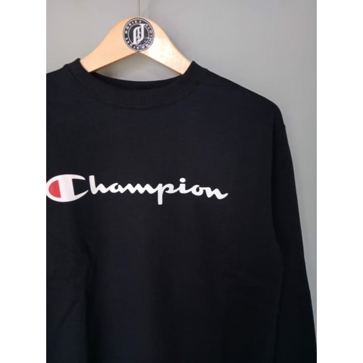 Crewneck Champion Original | Champion Crewneck Japan Market | Crewneck Champion Black
