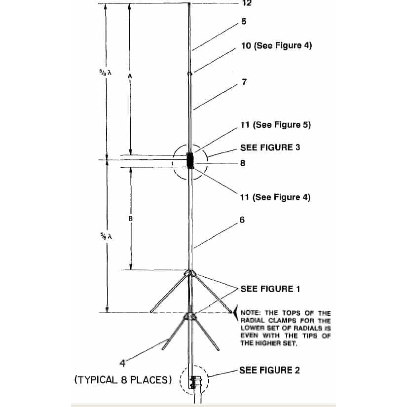 Antena V2R Hy-gain Telex Plat Lokal HYGAIN HY Gain V2R V-2r V2 R V 2R Bonggol bongol loading besar