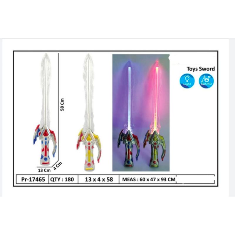 Mainan Pedang Samurai Ada Suara Lampu LED