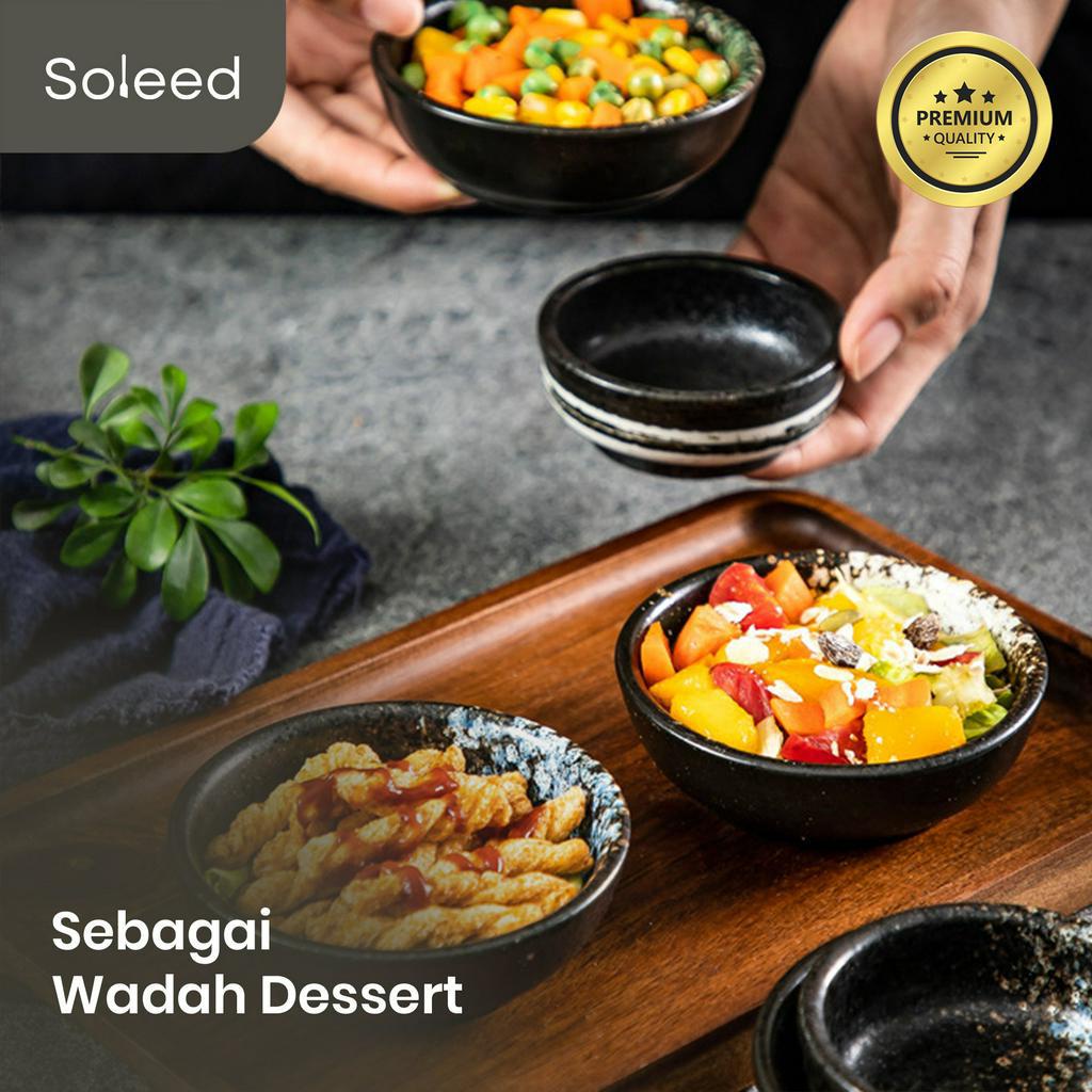 TEMPAT SAUS SAMBAL KERAMIK CERAMIC SAUCE PLATE BOWL JAPANESE