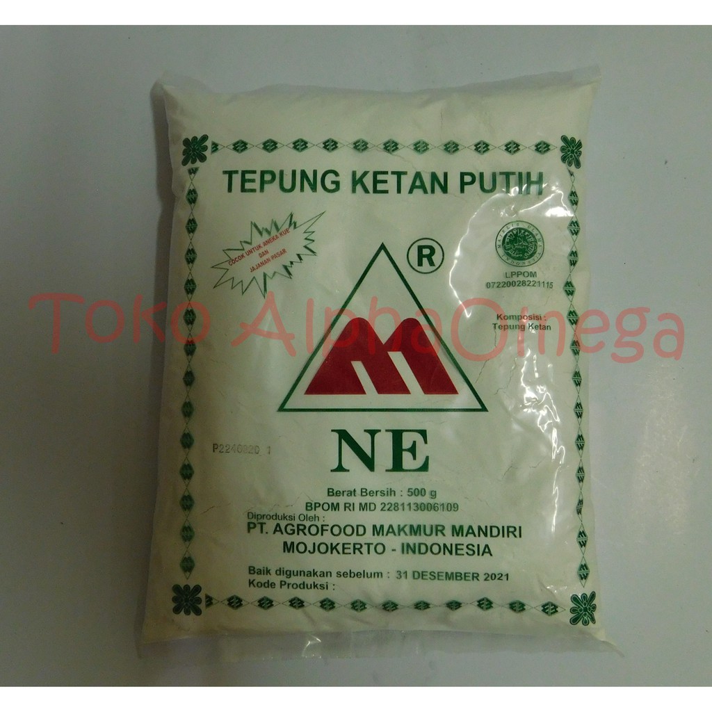 

Tepung Ketan Putih NE 500 gram