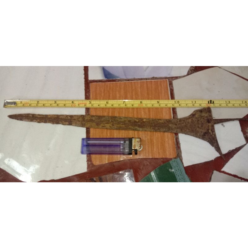 1 biji keris 37 cm temuan sungai