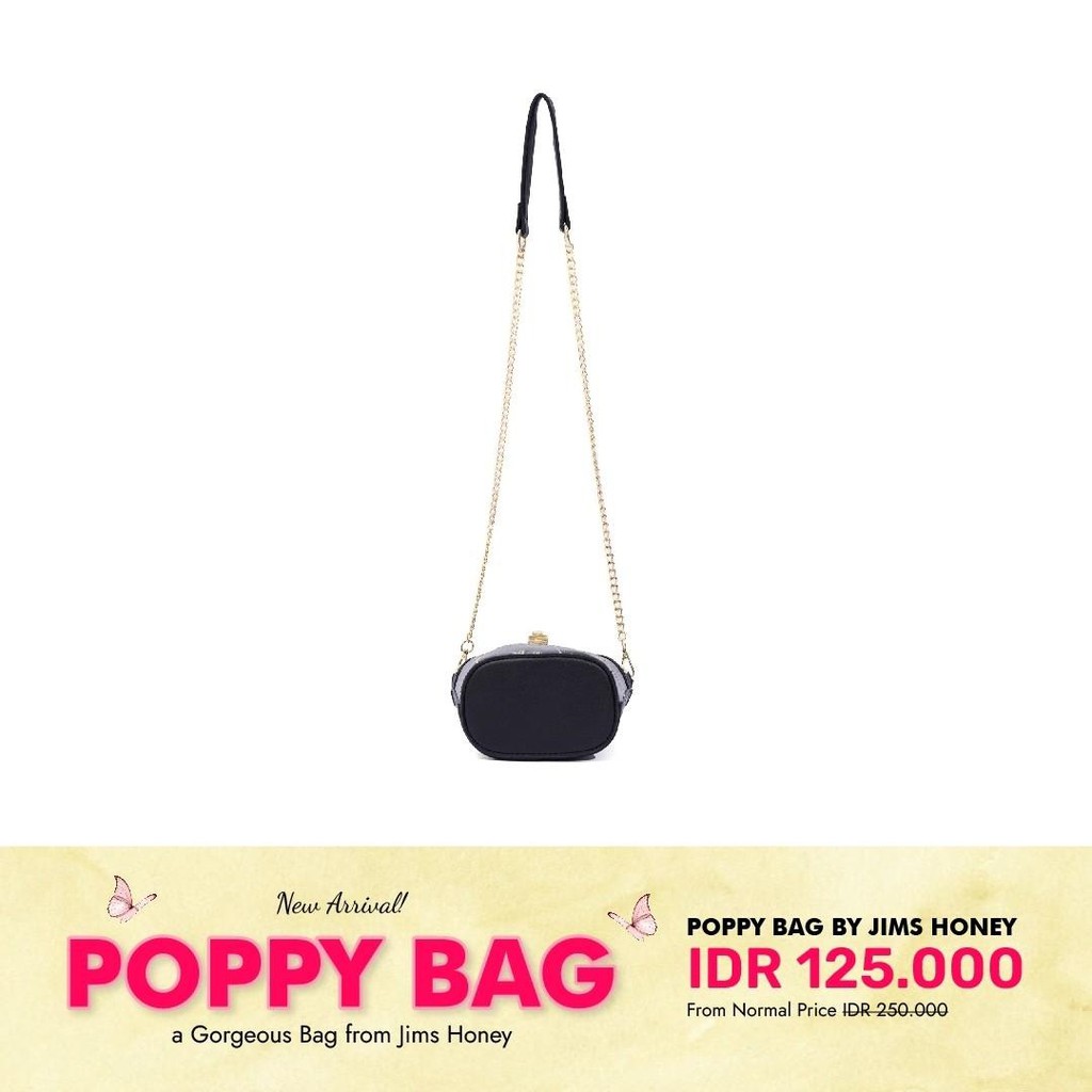 Jims Honey Poppy Bag Tas Selempang Mini Wanita Kecil Fashion Korea Casual Import Jimshoney JH