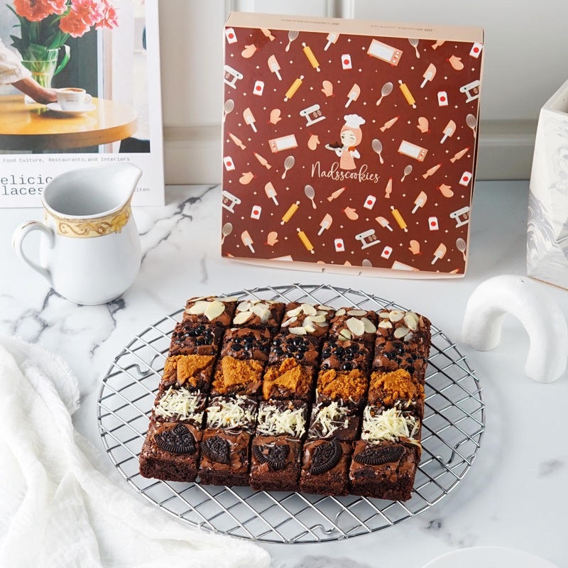 Fudgy Brownies Lotus Biscoff